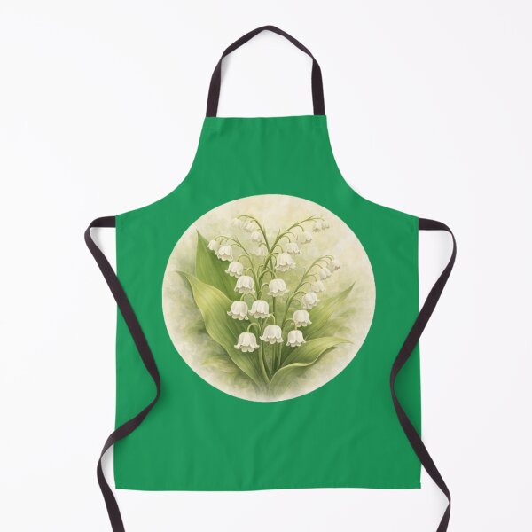 Item preview, Lily of the Valley Grace – Delicate Bell Bloom Circle Design designed and sold by TheJoyfulPen.