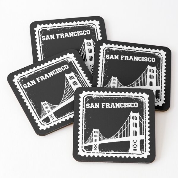 Item preview, San Francisco Vintage Stamp Golden Gate Bridge w designed and sold by Fikuall.