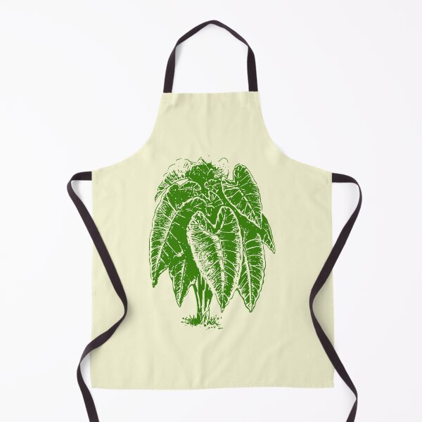 Item preview, Caladium Green Wood Block Print designed and sold by DelynCreates.