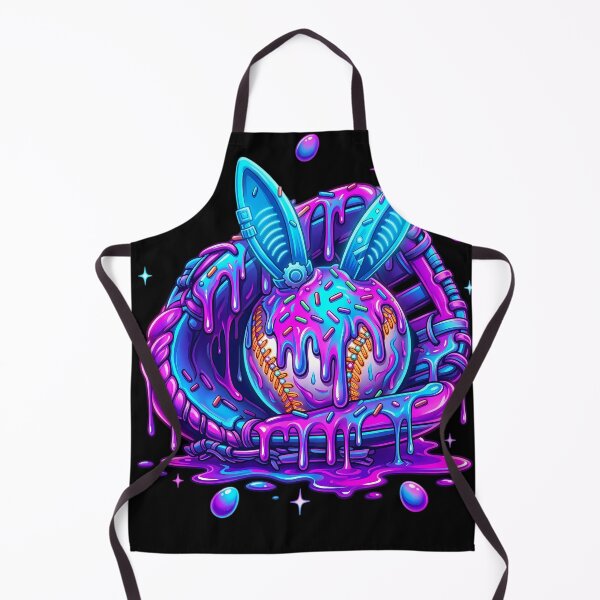 Artikelvorschau, Neon Drip Bunny Baseball Sci-Fi Design entworfen und verkauft von KIROSALS.