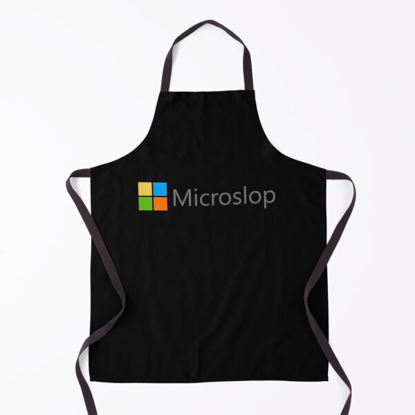Item preview, Microslop Logo Parody designed and sold by Sala7iano.