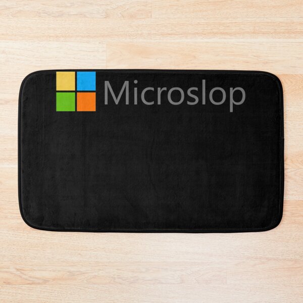 Item preview, Microslop Logo Parody designed and sold by Sala7iano.