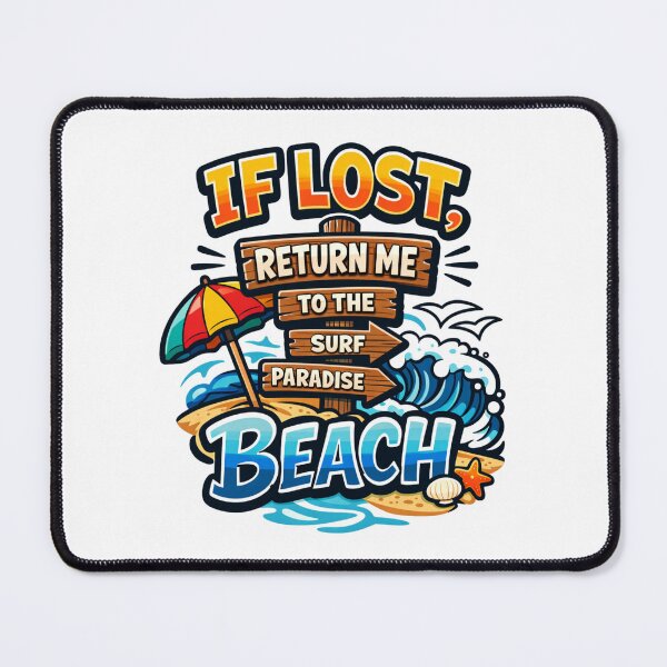 Item preview, If Lost Return Me To The Beach designed and sold by B-All-Creations.