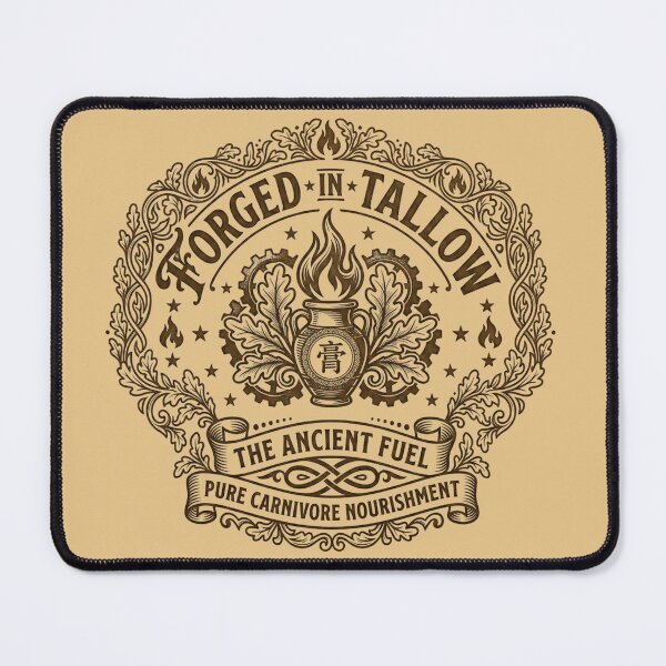 Item preview, Forged in Tallow - Ancient Fuel Carnivore Diet Vintage Crest designed and sold by By Dana Studio.