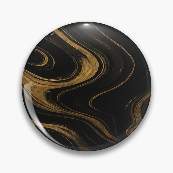 Item preview, Gilded Onyx Abstract Brushed Gold and Black Texture designed and sold by MakarenaCreate.
