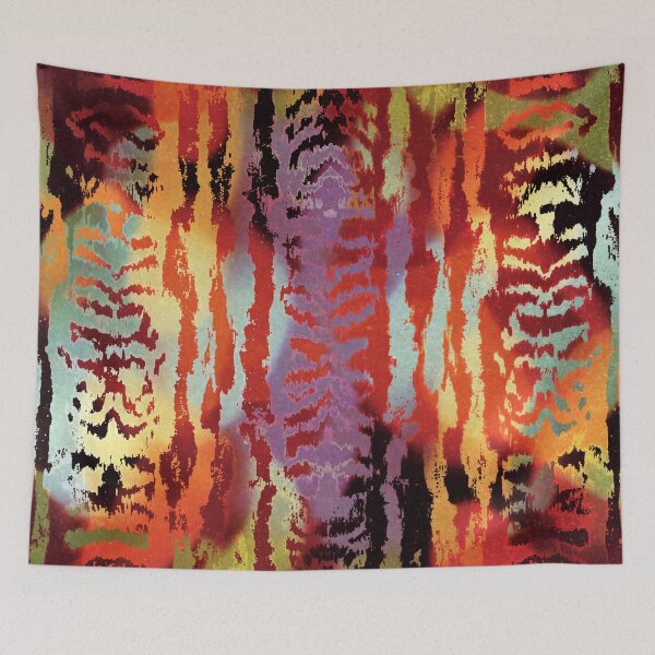 Item preview, Boho Ikat Tribal Pattern in Burnt Earth Tones designed and sold by trajeado14.