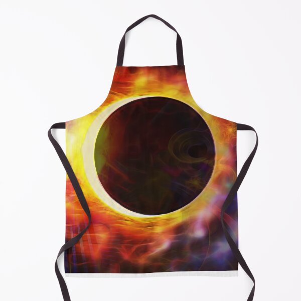 Item preview, Fiery Eclipse Color Field Abstract - Dark Sun (Rectangular Version) designed and sold by studiobprints.