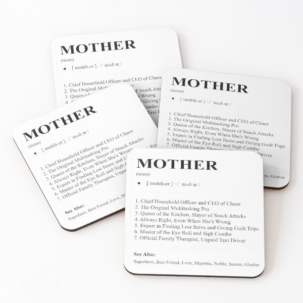 Item preview, Mother Definition Funny Mom Quote designed and sold by DrTol.