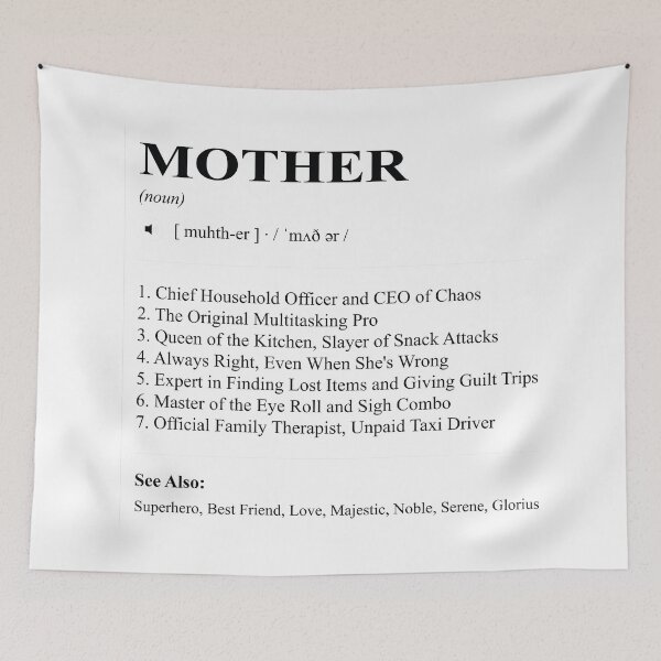 Item preview, Mother Definition Funny Mom Quote designed and sold by DrTol.
