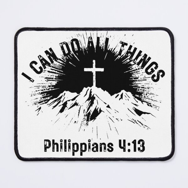 Item preview, Phil4:13 black no bg designed and sold by PDR-Shirts.