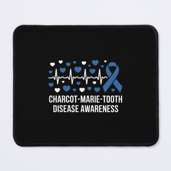 Item preview, Charcot-Marie-Tooth Disease Awareness Heartbeat Ribbon designed and sold by Moon-Ape.