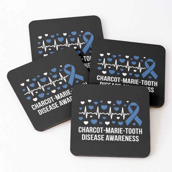 Item preview, Charcot-Marie-Tooth Disease Awareness Heartbeat Ribbon designed and sold by Moon-Ape.