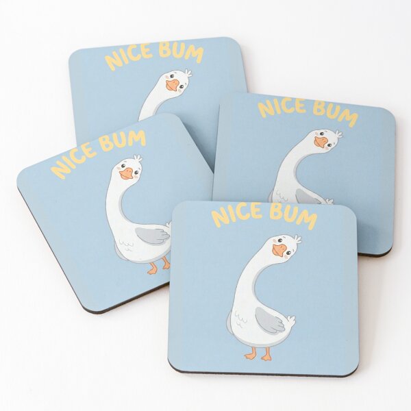 Item preview, Nice Bum Goose Cute Funny Pun Animal Cartoon designed and sold by GiftsCreek.