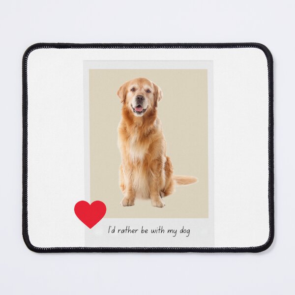 Item preview, Golden Retriever gift I'd rather be with my dog designed and sold by McExtra.