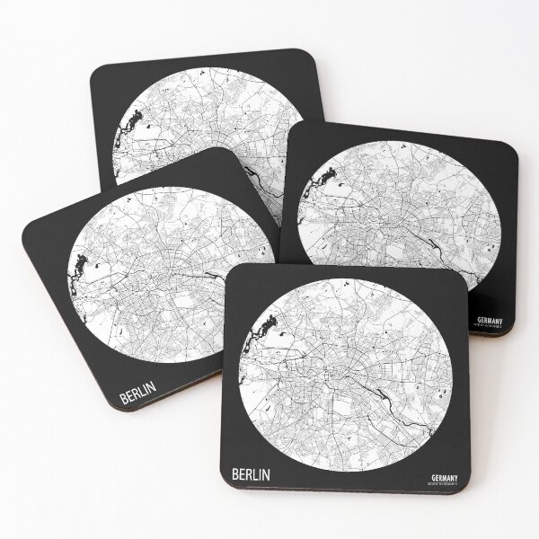 Item preview, Berlin City Map of Germany  - Moon designed and sold by deMAP.