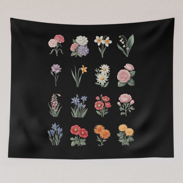 Item preview, Birth Month Flower designed and sold by Moon-Ape.