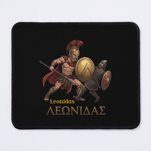 Item preview, Leonidas in battle with spear and shield designed and sold by Leonidas Kinetix.