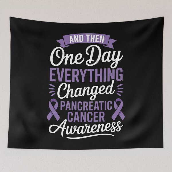 Item preview, Everything Changed Pancreatic Cancer Awareness designed and sold by HellD3vil-Art.