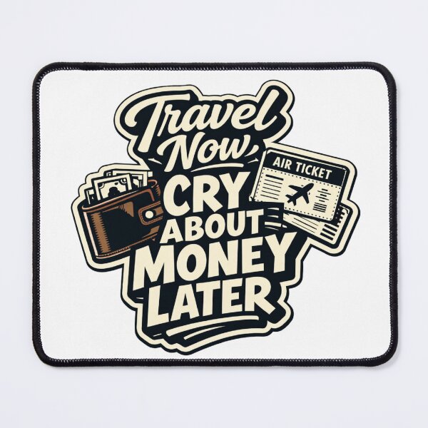 Item preview, Travel Now Cry About Money Later designed and sold by B-All-Creations.