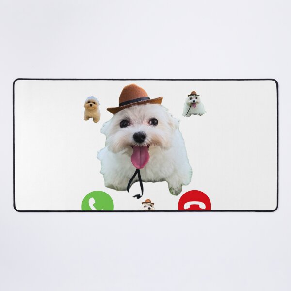 Item preview, Funny dog meme, incoming phone call designed and sold by Design4u-Co.