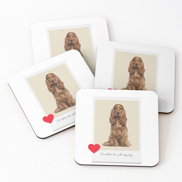 Item preview, Cocker Spaniel lover I'd rather be with my dog designed and sold by McExtra.