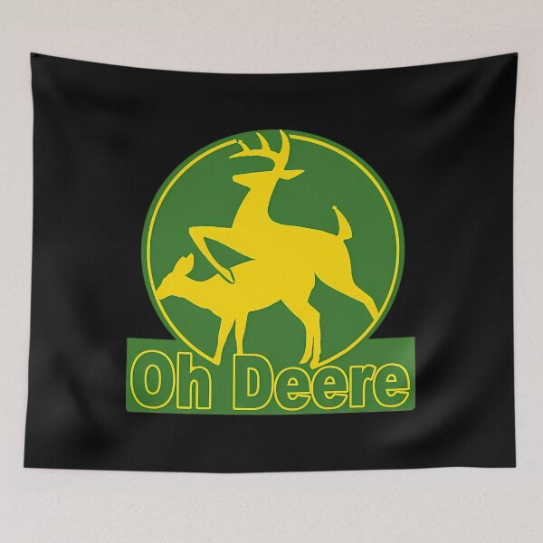 Item preview, Oh Deere Funny Parody Logo designed and sold by Sala7iano.