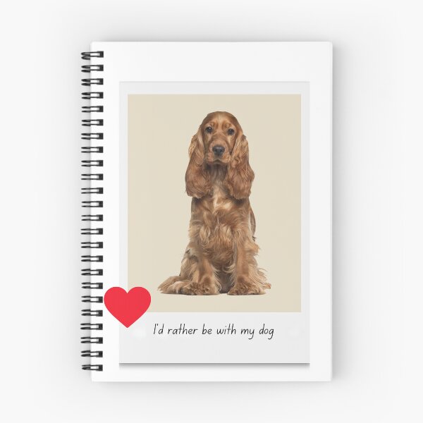 Item preview, Cocker Spaniel lover I'd rather be with my dog designed and sold by McExtra.
