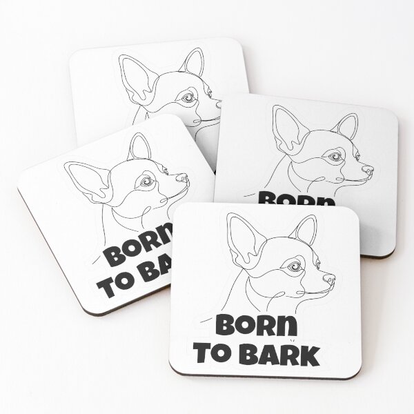 Item preview, Chihuahua Funny Meme Dog – Born to Bark designed and sold by YanitaTF.