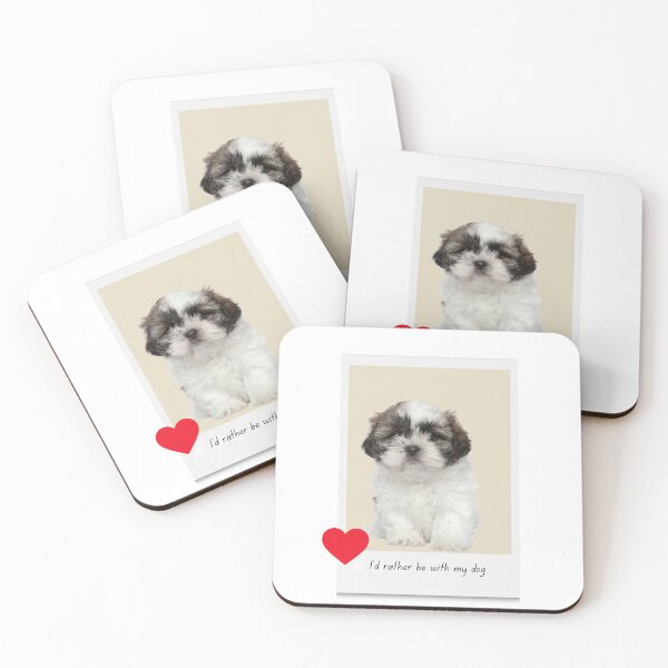Item preview, Shih Tzu puppy love rather be with my dog designed and sold by McExtra.