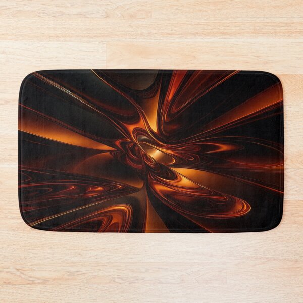 Item preview, Molten Copper and Onyx 3D Fractal Liquid Flow designed and sold by MakarenaCreate.