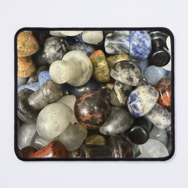 Item preview, Crystal Mushroom Mix – Mini Stone Mushrooms, Cottagecore Decor, Witchy Altar Pieces, Goblincore Collectibles designed and sold by aadventures.