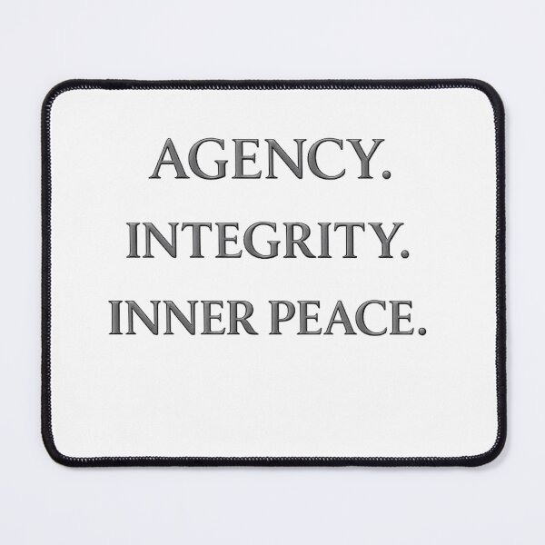 Item preview, Agency Integrity Inner Peace Statement Design designed and sold by Dresut.