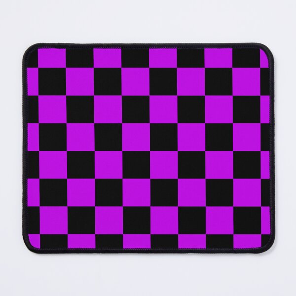Item preview, Black and Purple Checkerboard Pattern - Bold Retro Arcade Vibes designed and sold by Lainey1978.