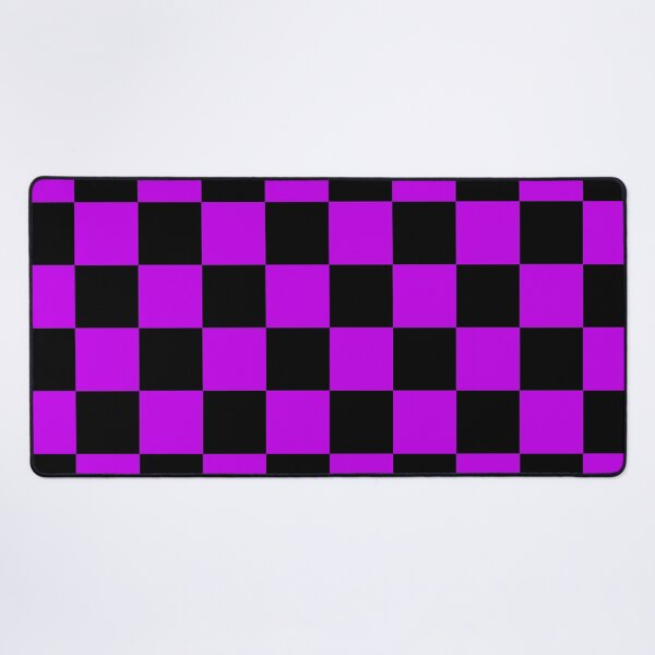 Item preview, Black and Purple Checkerboard Pattern - Bold Retro Arcade Vibes designed and sold by Lainey1978.