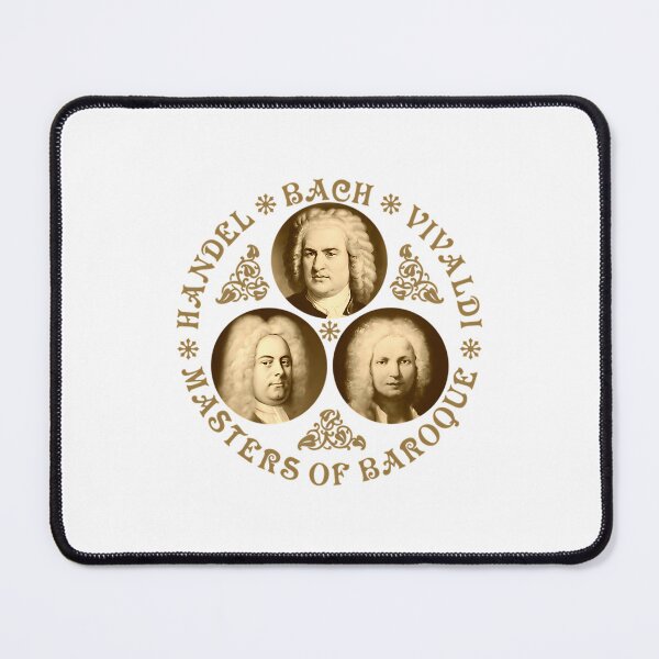 Item preview, Masters Of Baroque - Bach - Handel - Vivaldi - Vintage Design - Old Gold - Rb  designed and sold by MarthaDelores3.