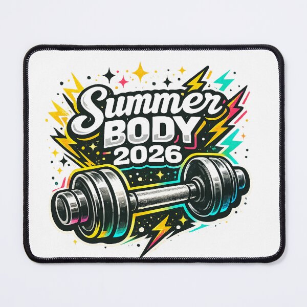 Item preview, Summer Body 2026 Retro Fitness Gym Design designed and sold by Combat Skies.