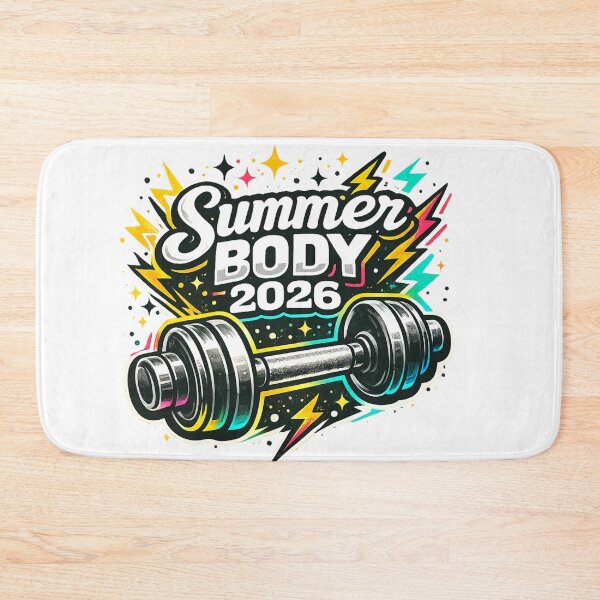 Item preview, Summer Body 2026 Retro Fitness Gym Design designed and sold by Combat Skies.