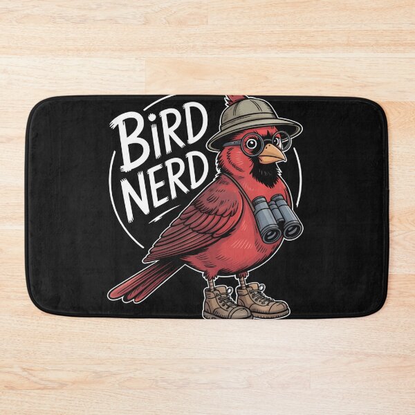 Item preview, Red Cardinal Bird Nerd Funny Watching Birding Bird Watcher Sweatshirt designed and sold by krotkrot.