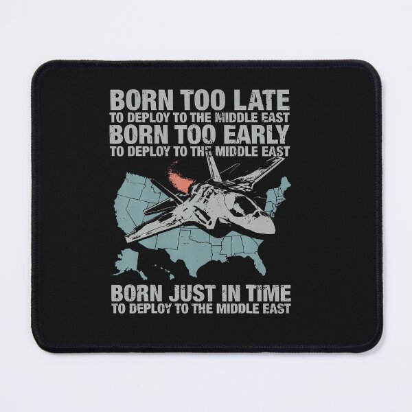 Item preview, Vintage Born Too Early To Deploy To The Middle East For Men T-Shirt designed and sold by krotkrot.