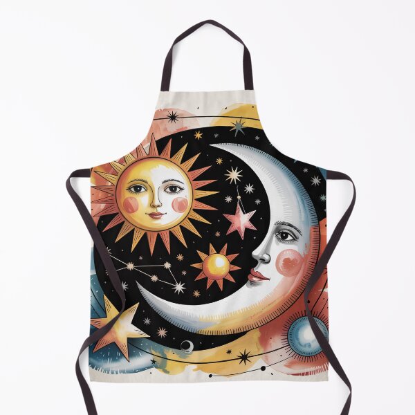 Item preview, Paul Klee Inspired Abstract Night Sky – Whimsical Sun Moon Mid Century Modern Art designed and sold by Tamas Das.