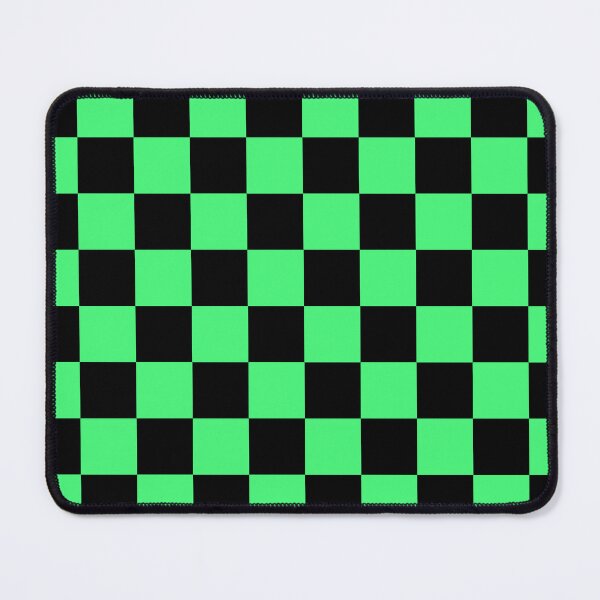 Item preview, Black and Green Checkerboard Pattern - Bold Retro Arcade Vibes designed and sold by Lainey1978.
