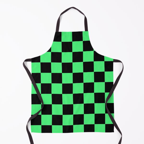 Item preview, Black and Green Checkerboard Pattern - Bold Retro Arcade Vibes designed and sold by Lainey1978.