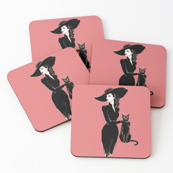 Item preview, A beautiful lady with a cat. designed and sold by Natalia-Vlad.