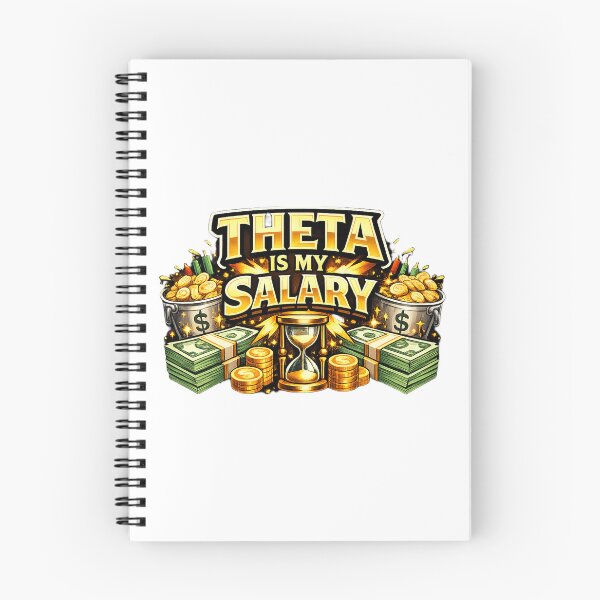 Item preview, Theta Is My Salary Options Trading| Theta Gang Finance Meme designed and sold by VolatilityEdge.