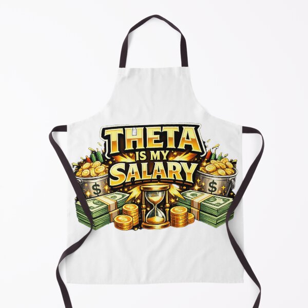 Item preview, Theta Is My Salary Options Trading| Theta Gang Finance Meme designed and sold by VolatilityEdge.