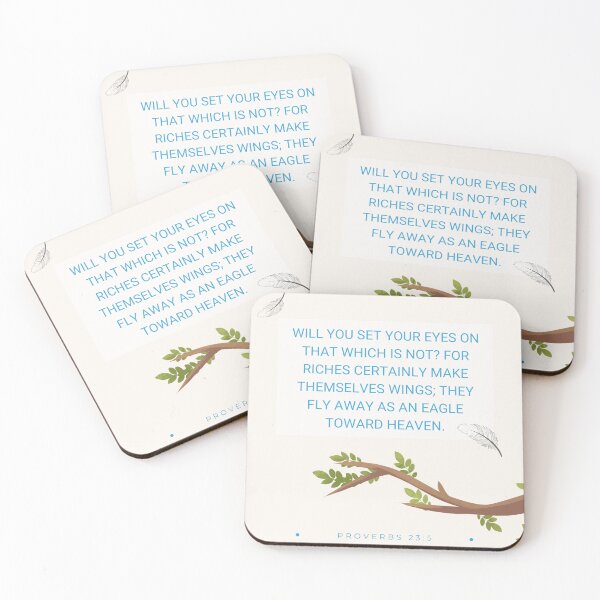 Item preview, Proverbs 23:5 designed and sold by Undonemadenew.