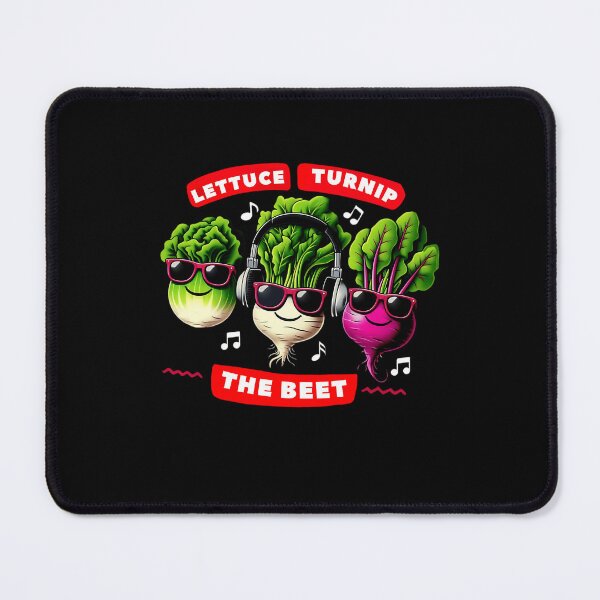 Item preview, lettuce turnip the beet - vegetables djing designed and sold by MarthaDelores3.