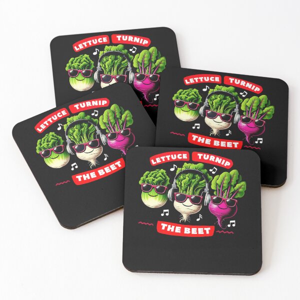 Item preview, lettuce turnip the beet - vegetables djing designed and sold by MarthaDelores3.