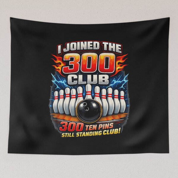 Item preview,  I Joined 300 Club Ten Pins Still Standing Funny Bowling T-Shirt designed and sold by krotkrot.