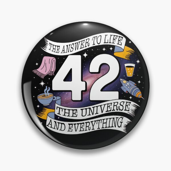 Item preview, 42 The Answer to Life Shirt – Funny Sci-Fi Geek Tee Inspired by Hitchhiker’s Guide designed and sold by HellaDopeOrca.